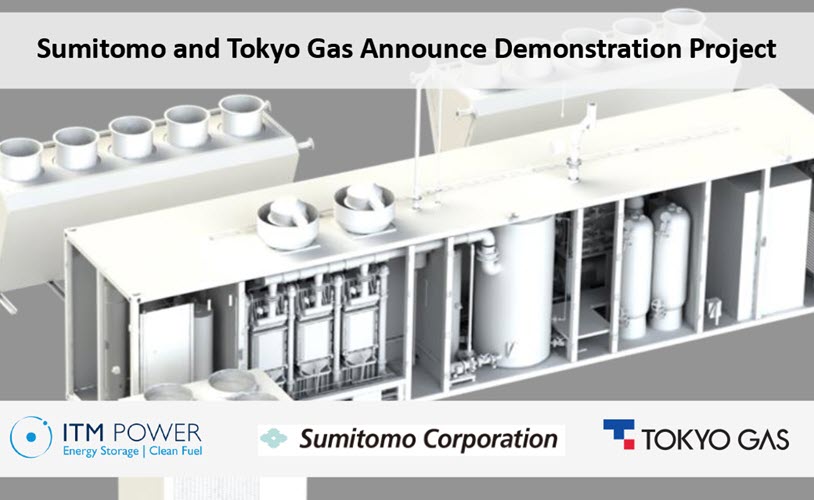 fuel cells works, Sumitomo Commencing Hydrogen Demonstration Experiment Using Megawatt-Class Water Electrolyser