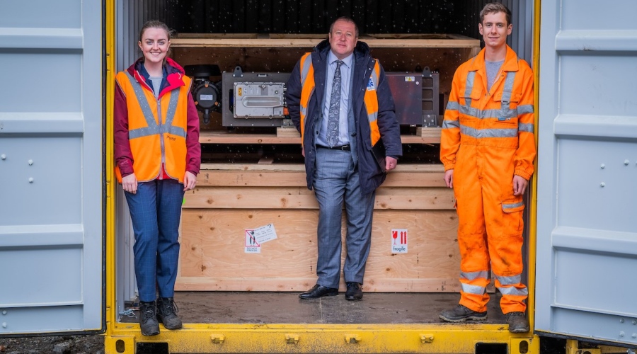 Fuel Cells Works, Transport Minster Graeme Dey Meets The Scottish Hydrogen Train Team At The Project’s Halfway Milestone