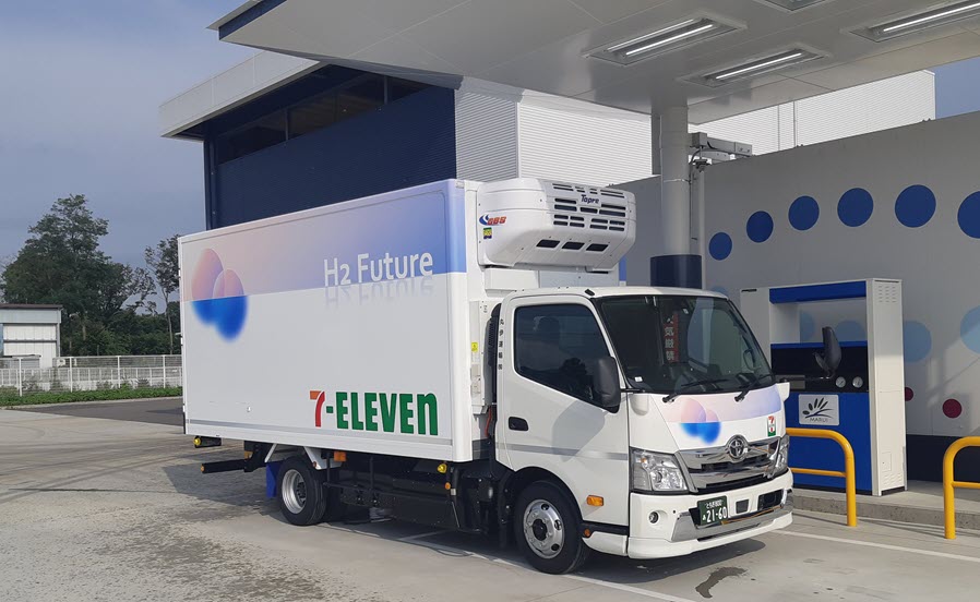 Fuel Cells Works, Seven-Eleven Japan Starts New Demo Project for its Hydrogen Fuel Cell Light Delivery Truck