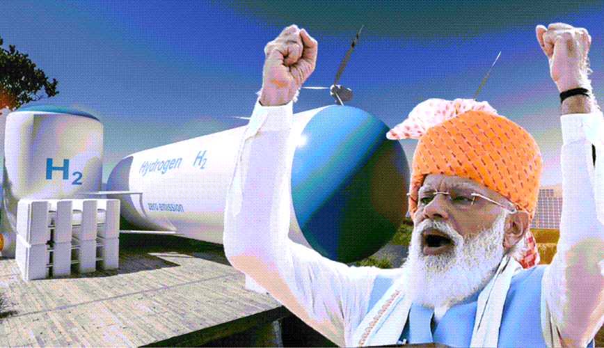 Fuel Cells Works, India's PM Modi Announces Hydrogen Mission