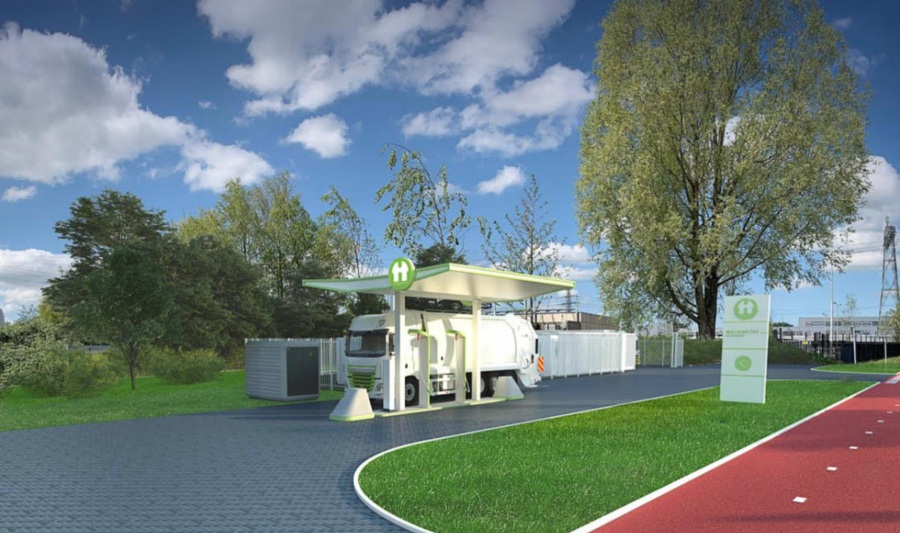 Fuel Cells Works, Century Autogroep And Holthausen Clean Technology Build Green Hydrogen Filling Station In Groningen Together