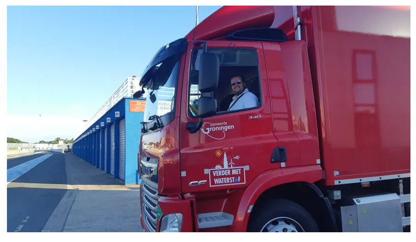 Fuel Cells Works, France: Transporters Come to Test the First Hydrogen Truck on the Albi Circuit