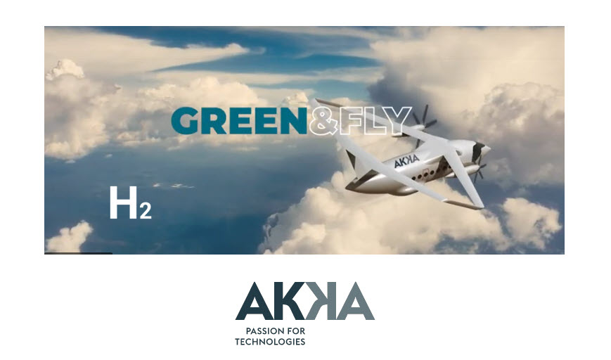 Fuel Cells Works, AKKA Technologies Reveals Green&Fly, its 100% Electric Hydrogen Fuel Cell-Powered Concept Aircraft