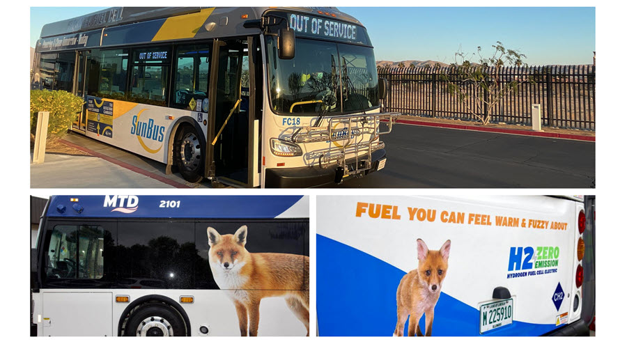 Fuel Cells Works, Champaign-Urbana Unveils America’s First 100% Renewable Hydrogen Fleet With New Flyer Xcelsior Buses