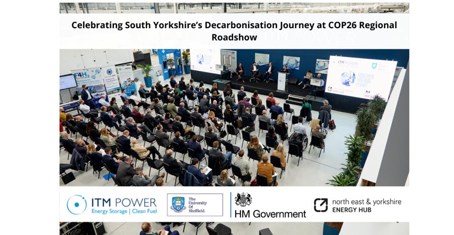 ITM Power Celebrating South Yorkshires Decarbonization Journey