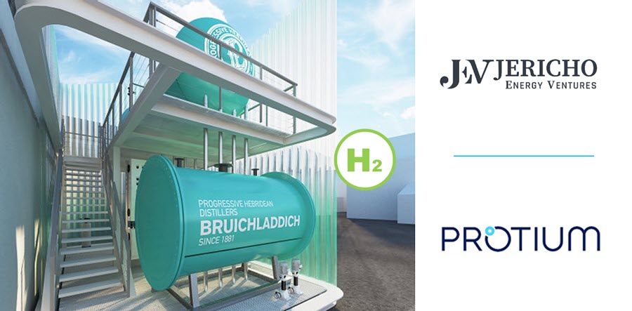 Jericho Energy Ventures Protium and Bruichladdich Distillery Awarded US3.5 Million Funding to Deploy Revolutionary Green Hydrogen Technology