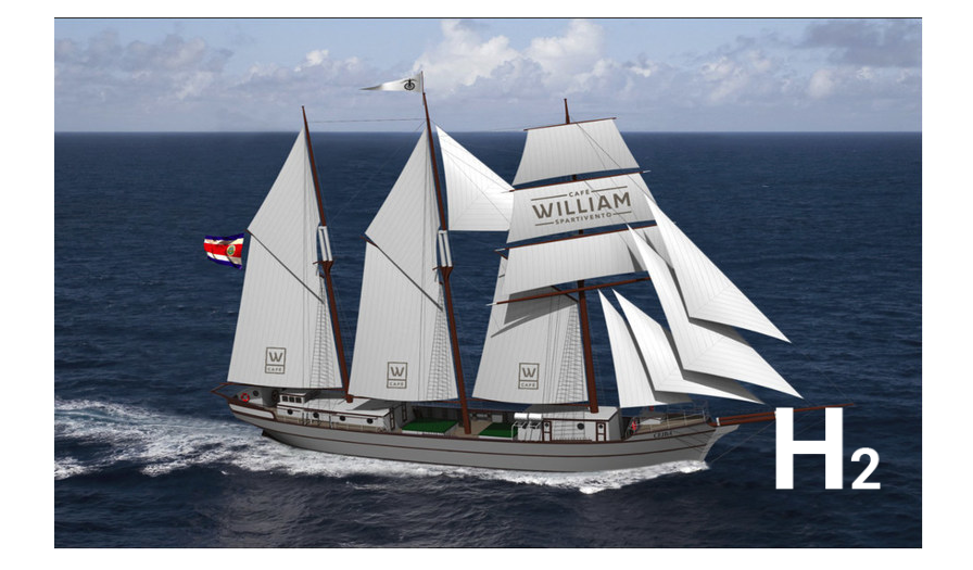 Fuel Cells Works, Café William Revolutionizes Its Industry and Invests in a Zero-Emission Hydrogen Powered Sailboat to Transport Its Coffee Beans