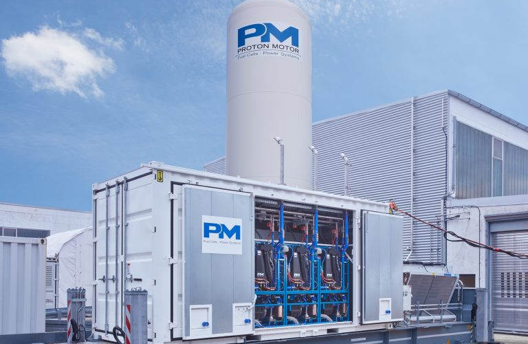 Fuel Cells Works, Proton Motor Delivers Product Innovation to Shell: New Self-Sufficient Fuel Cell Power Plant “HyShelter 240”