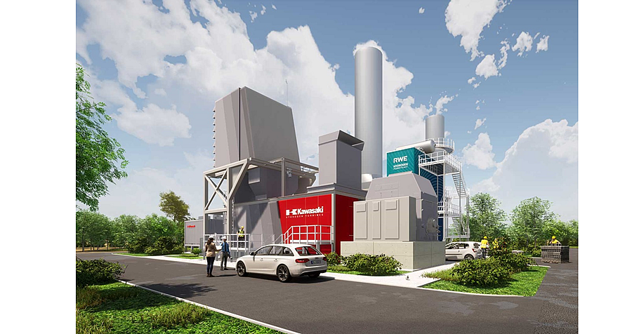 Fuel Cells Works, RWE and Kawasaki Plan to Build One of the World’s First 100% Hydrogen-Capable Gas Turbines on Industrial Scale in Lingen, Germany