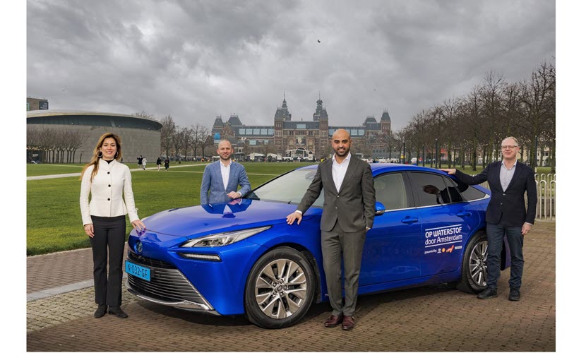 fuel cells works, RentaCab Starts Pilot in Amsterdam With Hydrogen Fuel Cell Electric Toyota Mirai