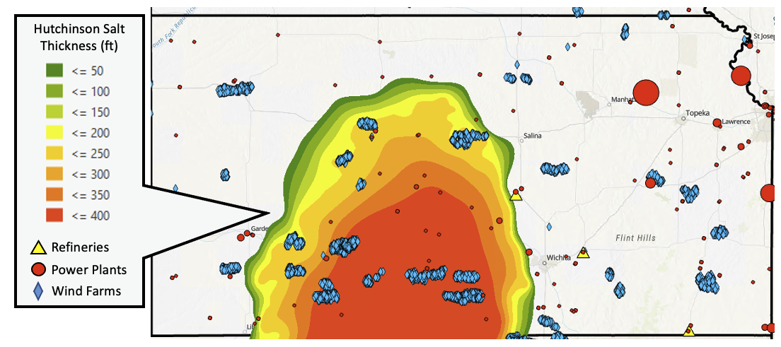 Kansas Geological Survey to Study Hydrogen Storage in Underground Salt Beds 1 HutchinsonSalt