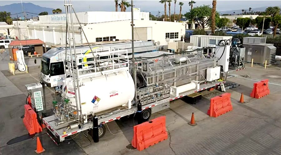 fuel cells works, SunLine Transit Agency and the City of Indio Commemorate Submerged Liquid Hydrogen Pump Installation