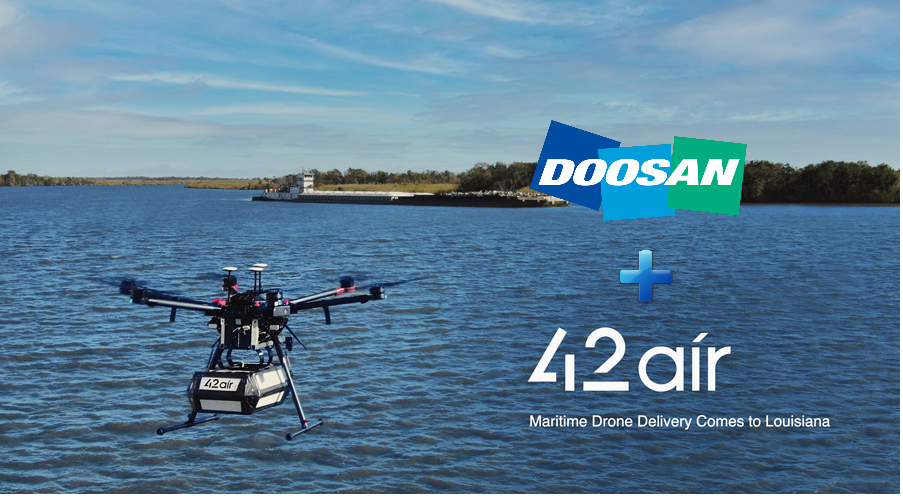 Fuel Cells Works, Doosan Mobility Innovation and 42air Signs MOU for Hydrogen Powered Fuel Cell Drone Delivery Service at CES 2022