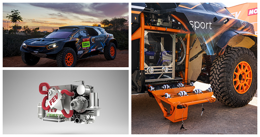 FEV Supports Development of Fuel Cell System for First Hydrogen Rally-Raid Competition Car at the Dakar Rally 1 Fuel Cells Works, FEV Supports Development of Fuel Cell System for First Hydrogen Rally-Raid Competition Car at the Dakar Rally