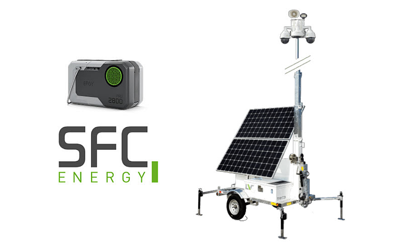 Fuel Cells Works, SFC Energy Receives Large-Volume Order From International Security Group for 170 EFOY Pro 2800 Fuel Cells for Camera Systems for Site Monitoring