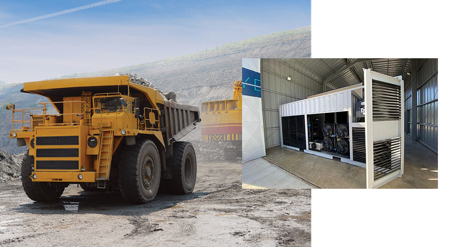 Fuel Cells Works, HYDRA’S FCEV Mining Truck Stationary Powertrain Prototype Completed While Liebherr Joins Consortium