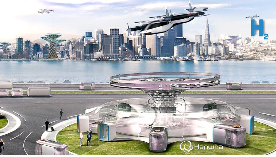 Hanwha Aerospace Developing Hydrogen Fuel Cell Urban Aviation Transport