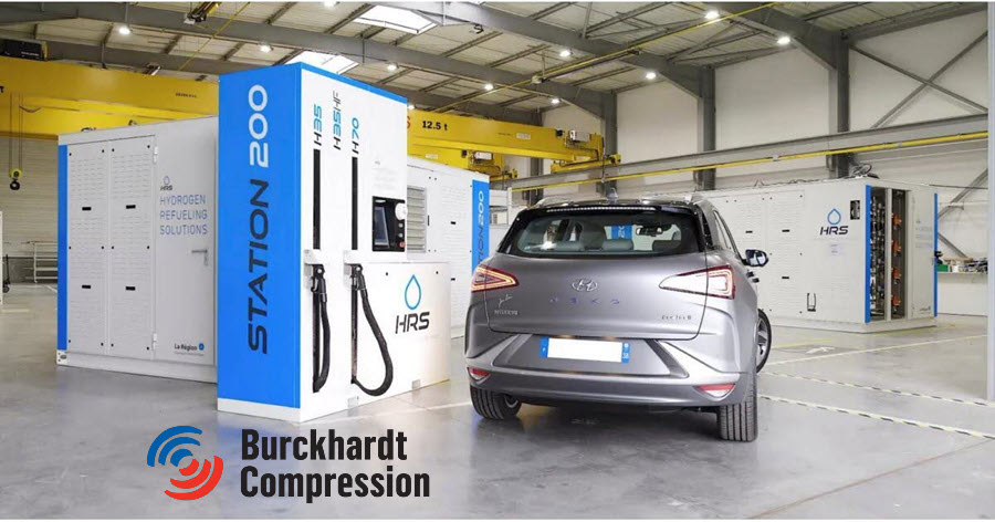 Fuel Cells Works, HRS Signs Partnership With Burckhardt Compression on Joint Development of Compressors for High-Capacity Hydrogen Refueling Stations