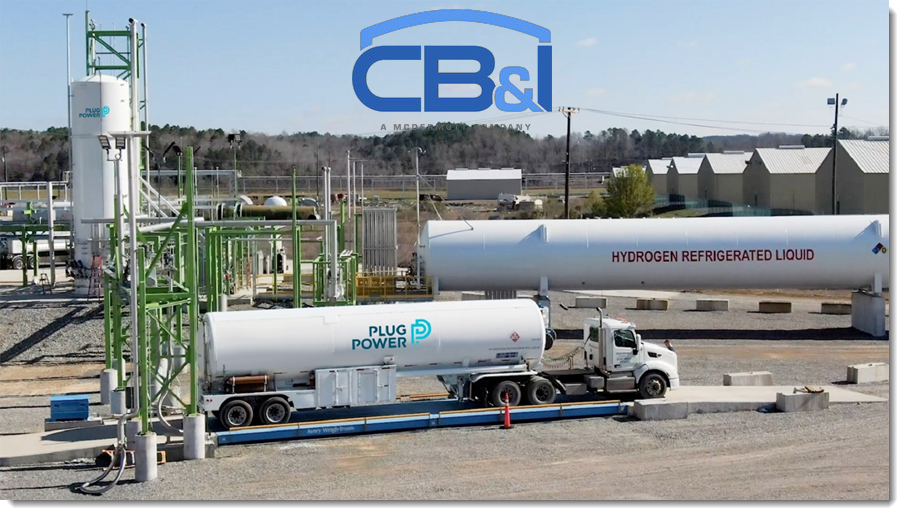 Fuel Cells Works, McDermott's storage business, CB&I, will design and build two 500,000-gallon double-wall liquid hydrogen spheres for Plug Power Inc.'s (NASDAQ: PLUG)