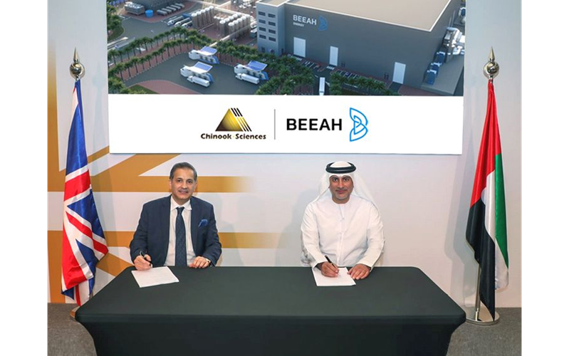 Beeah Energy And Chinook Sciences Commence The Development Of Region s 