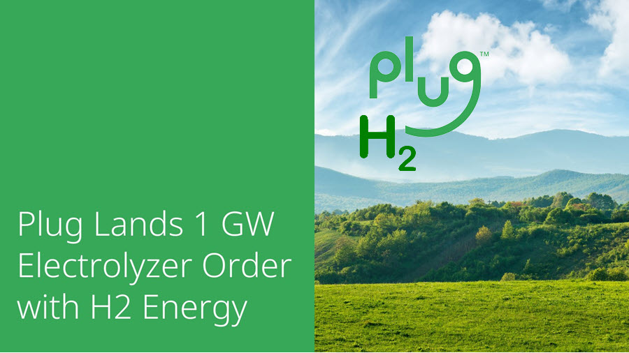 Fuel Cells Works, Plug Lands 1 GW Electrolyzer Order with H2 Energy Europe