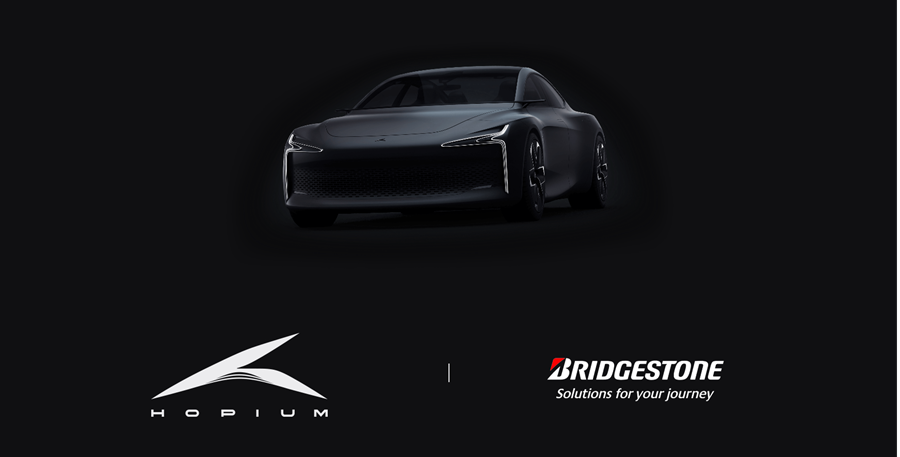 Hopium Partners With Bridgestone to Develop Bespoke Tyres for Hydrogen-Powered Hopium Machina 1 Fuel Cells Works, Hopium Partners With Bridgestone to Develop Bespoke Tyres for Hydrogen-Powered Hopium Machina