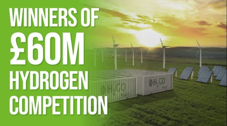 UK Winners Of 60 Million Government Competition To Develop Hydrogen 
