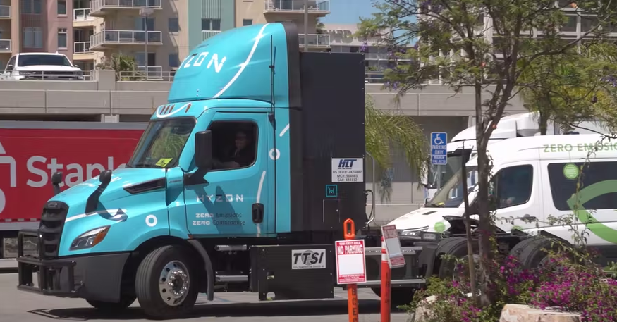 Fuel Cells Works, Hyzon Fuel Cell Truck Impresses With Power and Zero Emissions