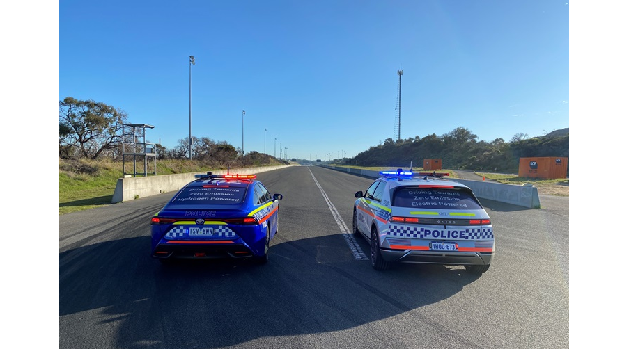 Western australia police force trials hydrogen fuel cell vehicle