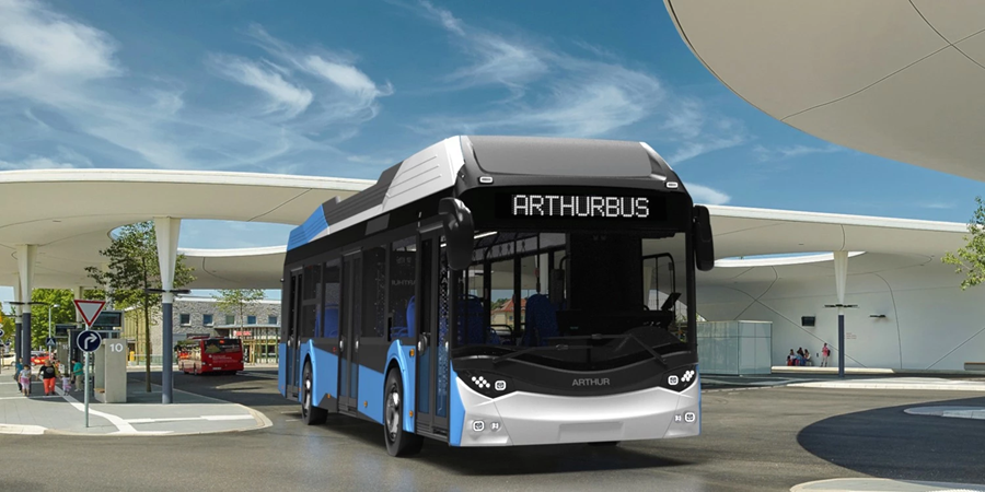 Fuel Cells Works, Germany: Launch of the Arthur Hydrogen Bus at the First Hydrogen Fueling Station in Erlangen