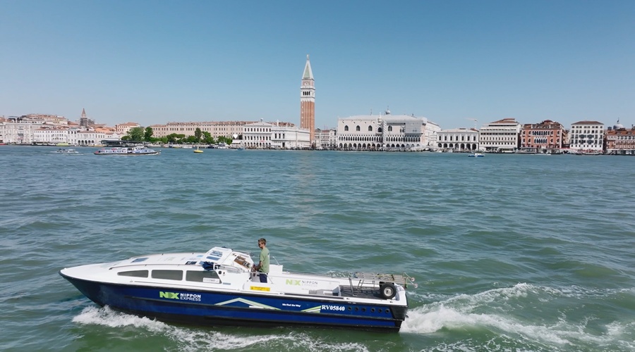 Nippon Express Italia Launches Eco-Friendly Delivery Service in Venice Using Hydrogen-Powered Boats 1 Fuel Cells Works, Nippon Express Italia Launches Eco-Friendly Delivery Service in Venice Using Hydrogen-Powered Boats