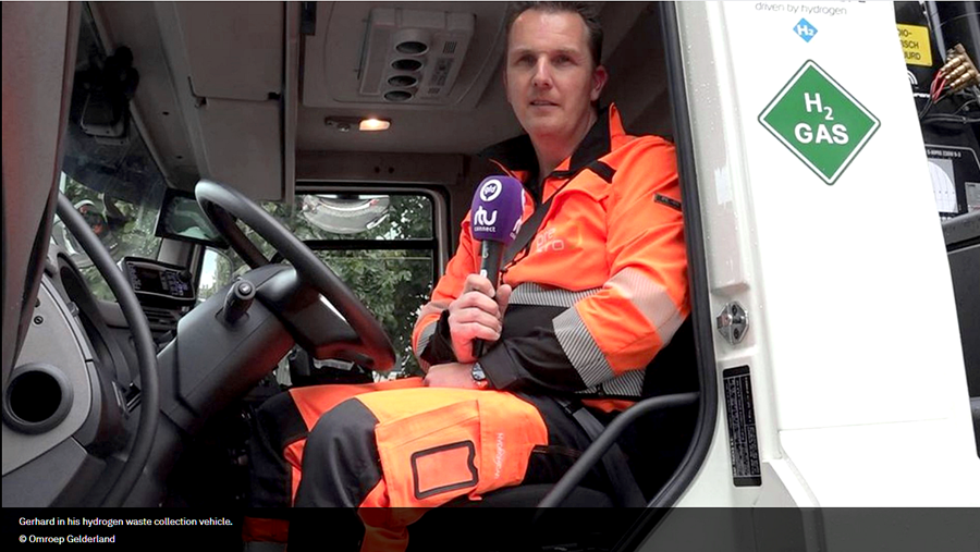 These Garbage Trucks Run On Hydrogen 'Lovely, Beautifully Quiet'