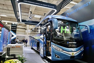 Fuel Cells Works, The First Hydrogen Fuel Cell Journey Coach in Europe Presented by Sinosynergy in IAA 2022