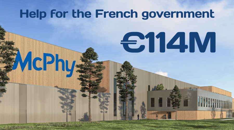 Fuel Cells Works, McPhy Energy : French Government Boosts Support for the Hydrogen Industry: €114 Million in Public Funding for the McPhy Gigafactory Project