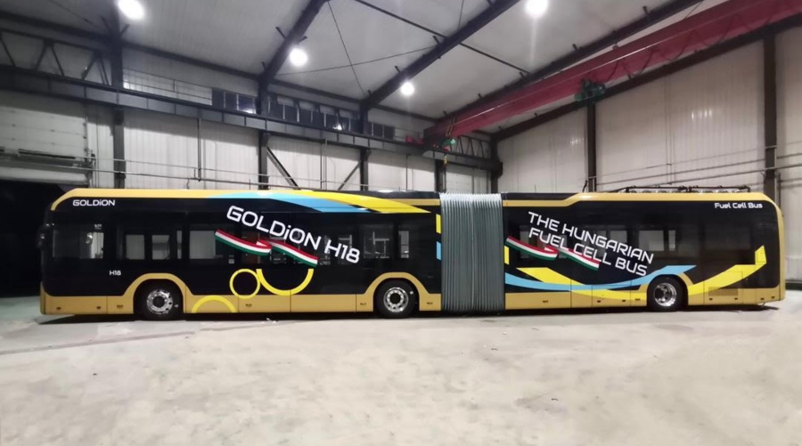 GOLDI Mobility Kft Unveils Its 18Metre Articulated Fuel Cell Bus