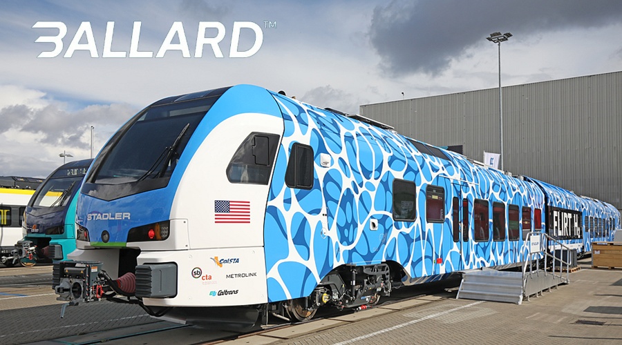 Fuel Cells Works, Ballard Inks Contract With Stadler to Supply Fuel Cell Engines to Power First Hydrogen Train in United States