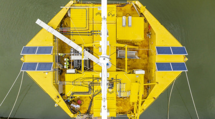 Fuel Cells Works, World’s First Offshore Green Hydrogen Production Platform Inaugurated in France