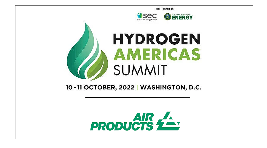 Fuel Cells Works, Air Products' Chairman, President and Chief Executive Officer to Speak at the 2nd Hydrogen Americas Summit in Washington, D.C.