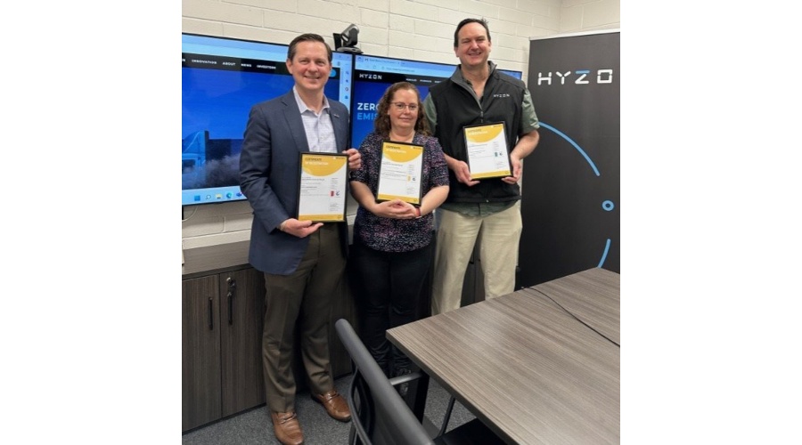 Fuel Cells Works, Hyzon Motors Australia & New Zealand Receives Iso Certification