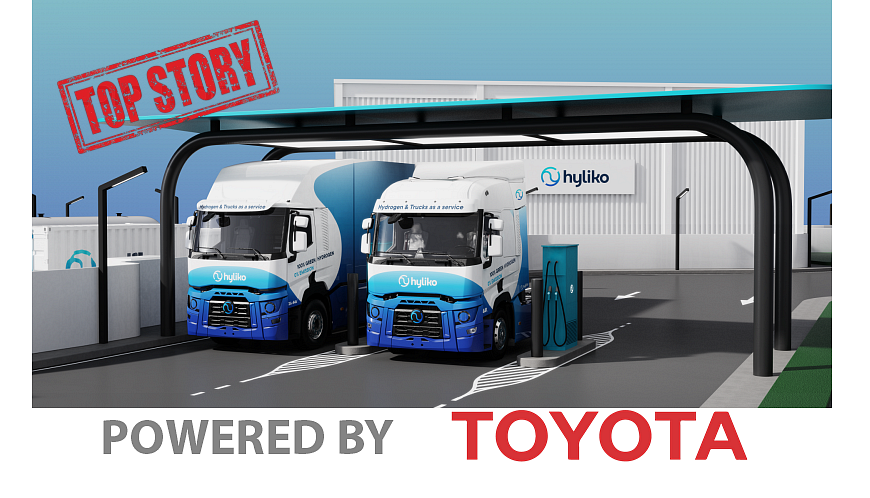 Fuel Cell Works toyota to supply its fuel cell modules to european truck company hyliko