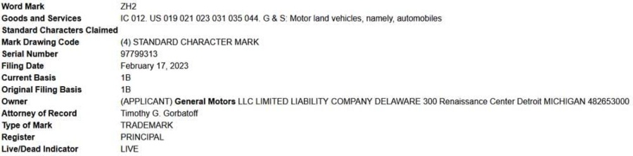 Fuel Cells Works, GM Files to Trademark ZH2 for Possible Future Hydrogen Applications