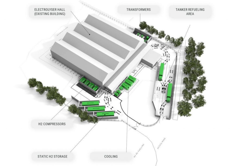 Plans Announced For StateoftheArt Green Hydrogen Production At