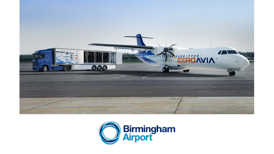 Fuel Cells Works, ZeroAvia and Birmingham Airport Plan for Zero-Emission Flights