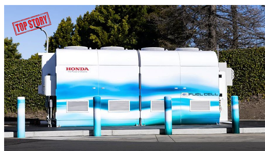 Honda's ZeroEmission Hydrogen Fuel Cell Empowers Data Center With