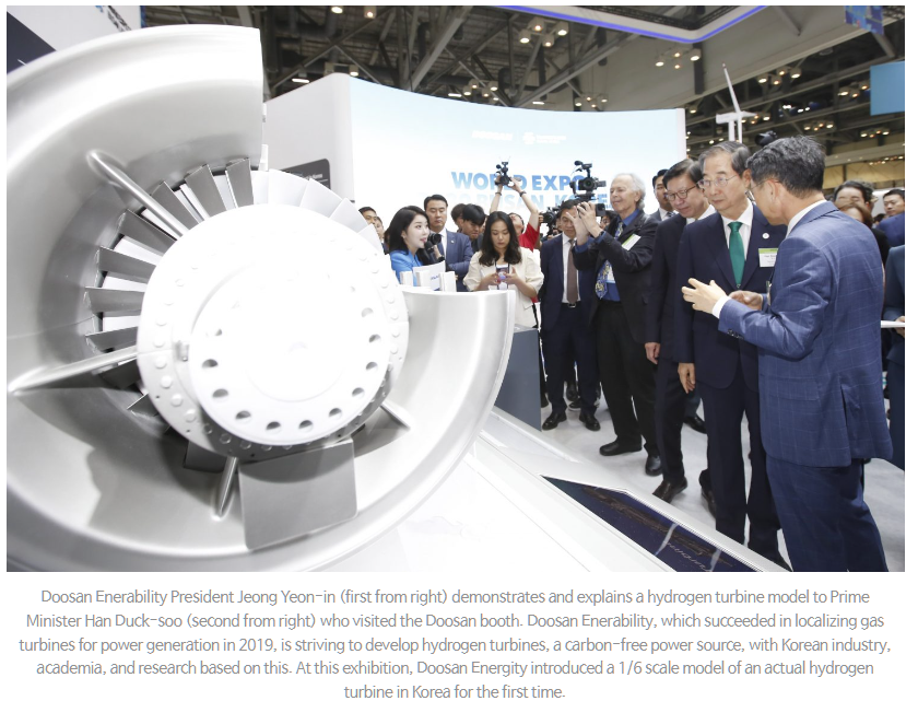Doosan's Total Clean Energy Solution, Fuel Cells And Water Electrolysis Tech Unveiled At Gifu