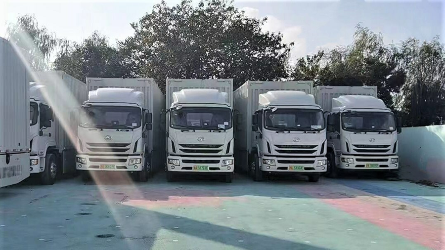 friday fallback story dhl express hydrogen truck fleet in china officially put into operation1