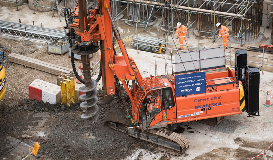 World First As HS2 Trials Dual-Fuel Piling Rig On London Site - Vimarsana News