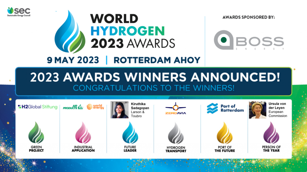 World Hydrogen Awards 2023 – Winners Announced - Vimarsana News