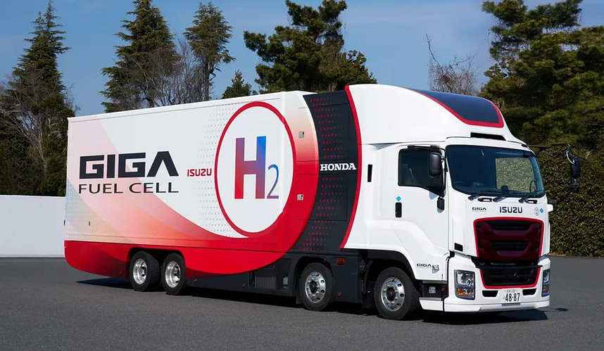 Isuzu and Hondas Collaborative Giga Fuel Cell Set for Unveiling at Japan Mobility Show This October e1695909242867