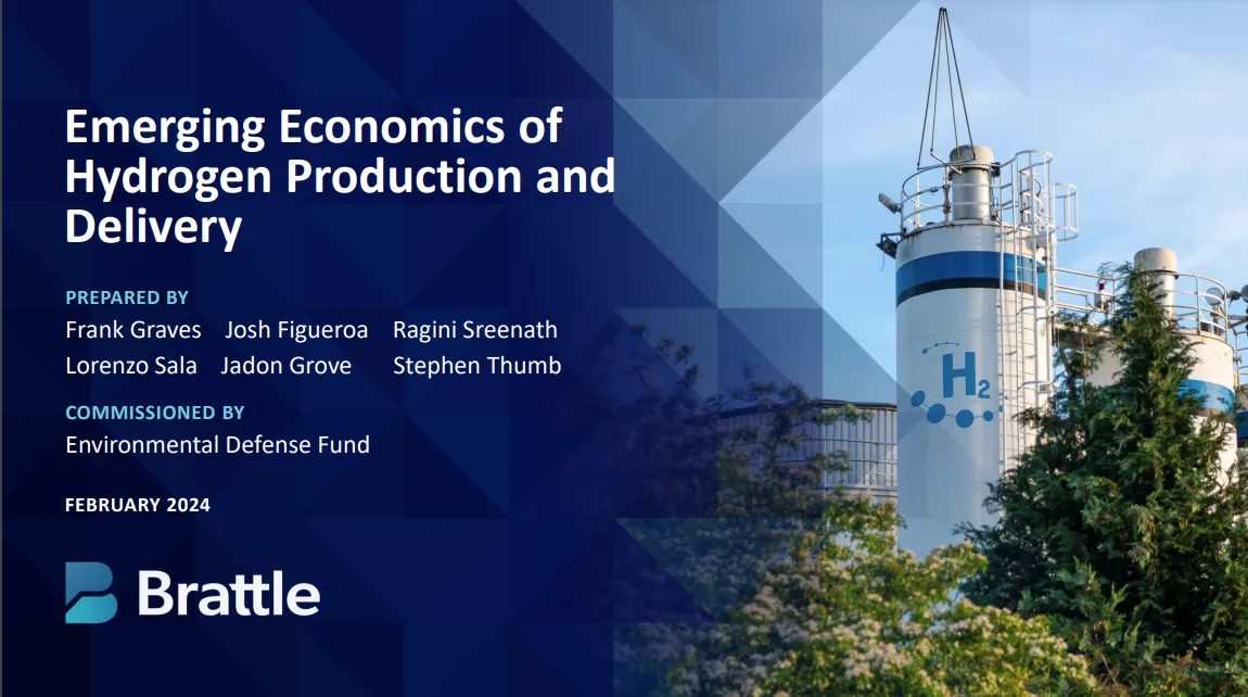 Brattle Report Analyzes the Emerging Economics of Clean Hydrogen ...